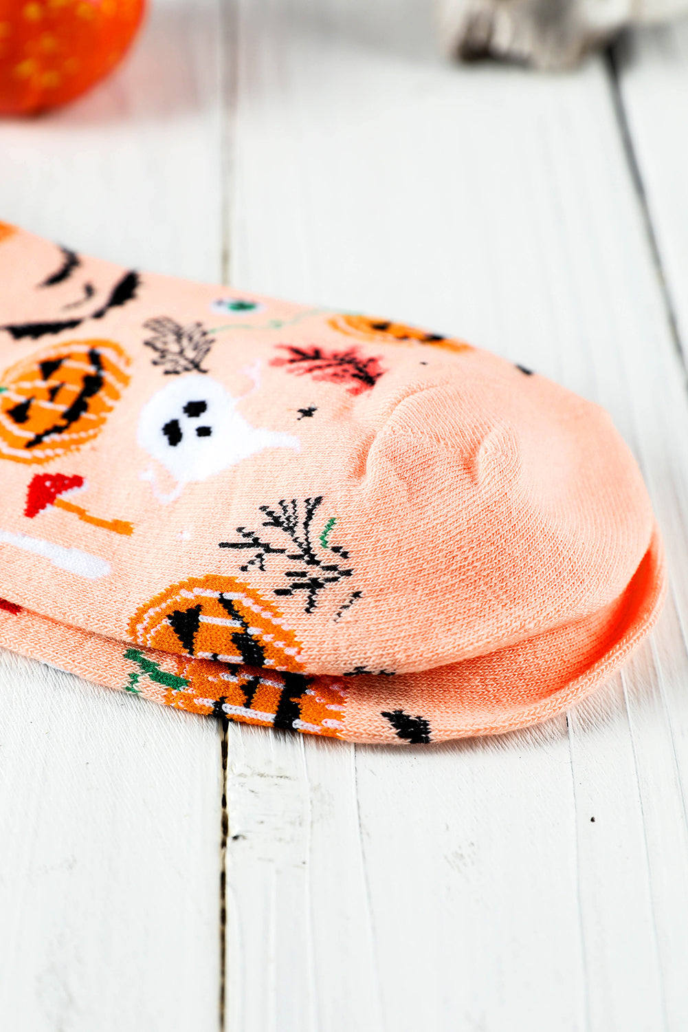 Delicacy Spooky Season Halloween Element Print Socks Socks JT's Designer Fashion