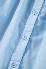 Ruffled Collared Neck Cap Sleeve Shirt Blouses & Shirts JT's Designer Fashion