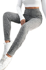 Gray Frenchy High Waist Leggings Bottoms JT's Designer Fashion