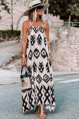 Black Western Printed Fashion Vacation Sundress Dresses JT's Designer Fashion