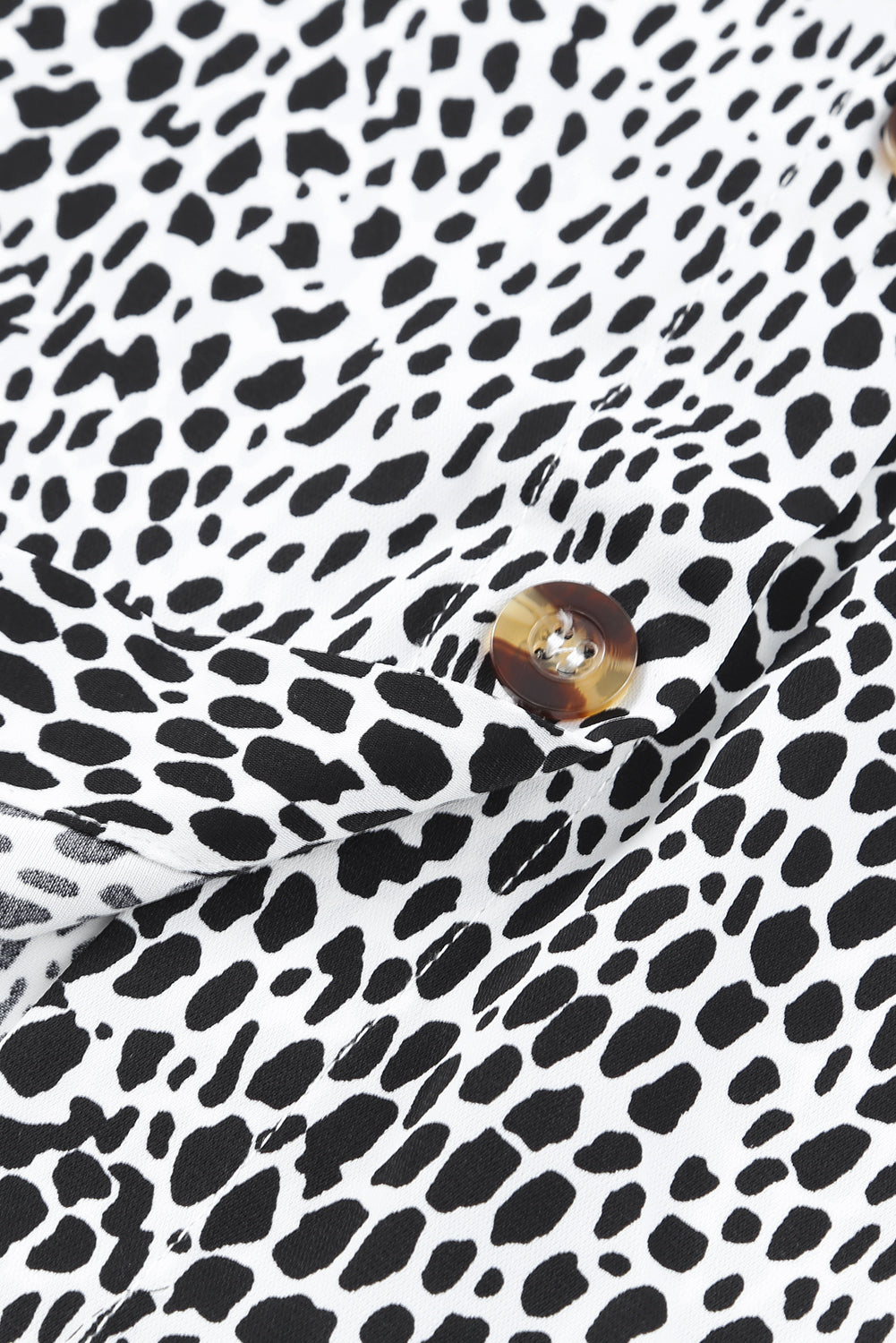 Long Sleeve Leopard Animal Print Shirt Dress Mini Dresses JT's Designer Fashion
