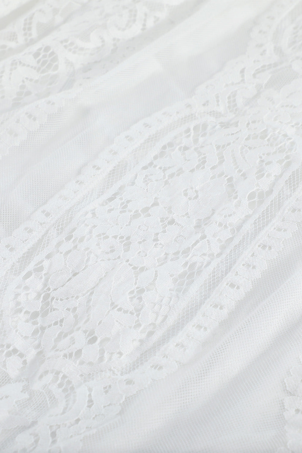 White Blue Fill Your Heart Lace Long Dress Maxi Dresses JT's Designer Fashion