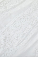 White Blue Fill Your Heart Lace Long Dress Maxi Dresses JT's Designer Fashion