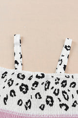 Leopard Color Block Mix Print Pocketed Jumpsuit Jumpsuits & Rompers JT's Designer Fashion