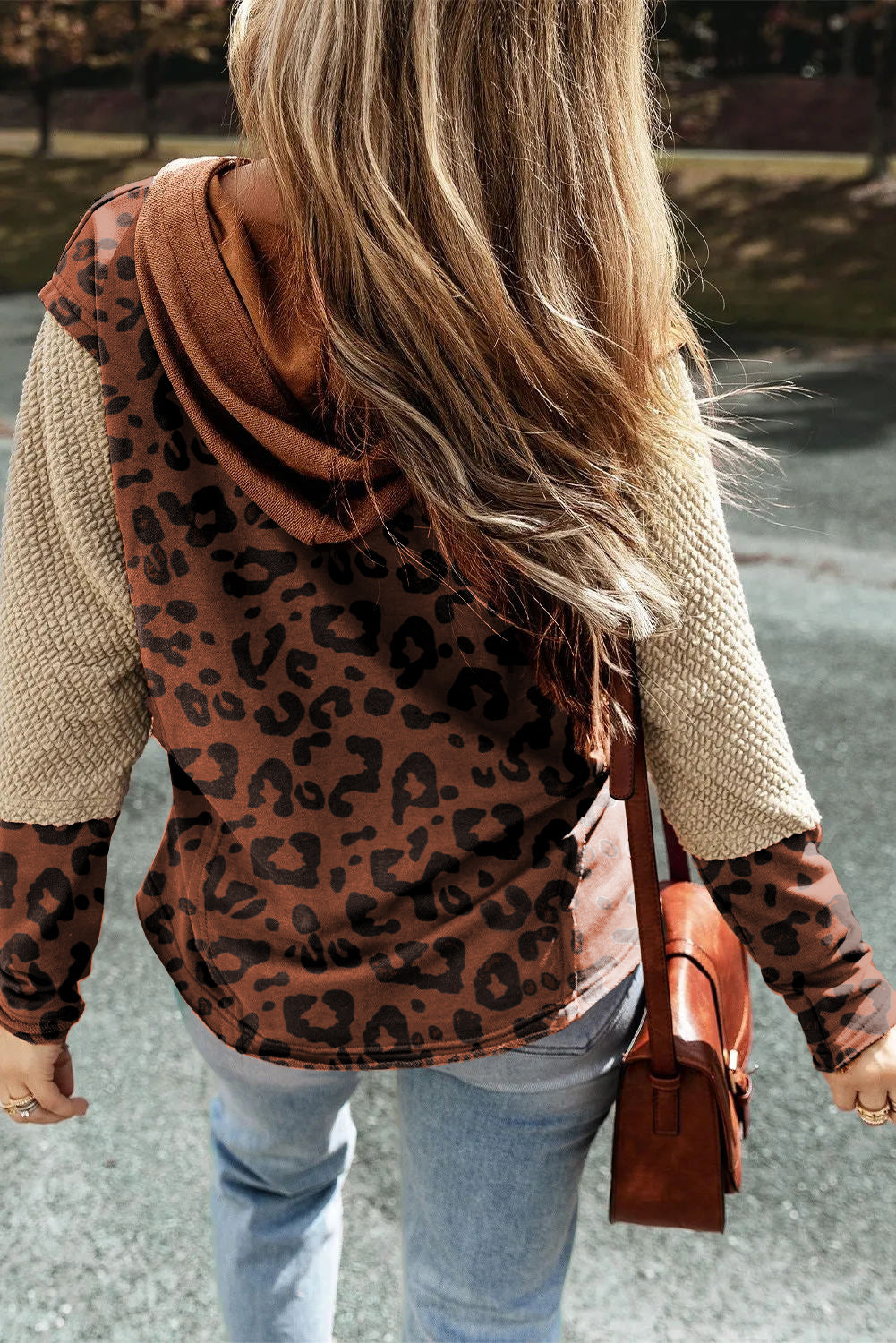 Brown top Sweatshirts & Hoodies JT's Designer Fashion