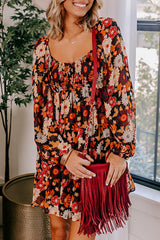 Multicolour Gentle Heart Floral Smocked Dress Dresses JT's Designer Fashion