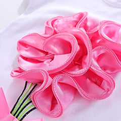 Girls 3D Flower and Bow 2 Pc Skirt Set Kids Sets JT's Designer Fashion