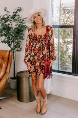Multicolour Gentle Heart Floral Smocked Dress Dresses JT's Designer Fashion