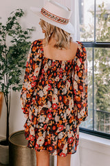 Multicolour Gentle Heart Floral Smocked Dress Dresses JT's Designer Fashion