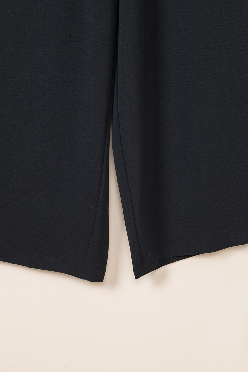 Black Smocked Sleeveless Wide Leg Jumpsuit with Pockets Jumpsuits & Rompers JT's Designer Fashion