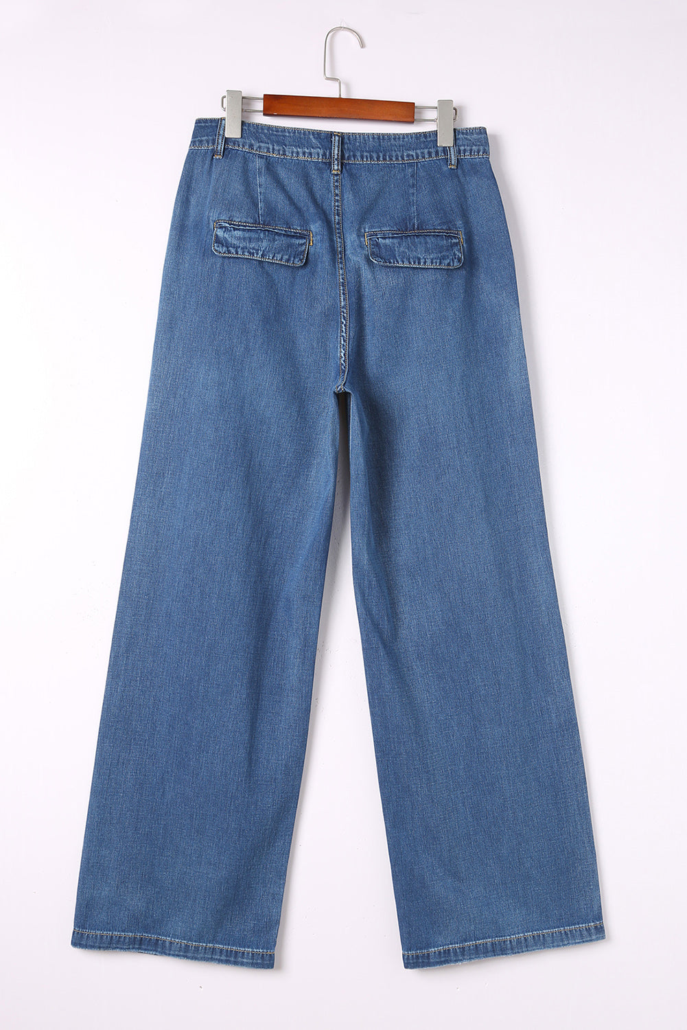 Blue Slouchy Wide Leg Jeans Jeans JT's Designer Fashion