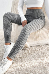 Gray Frenchy High Waist Leggings Bottoms JT's Designer Fashion